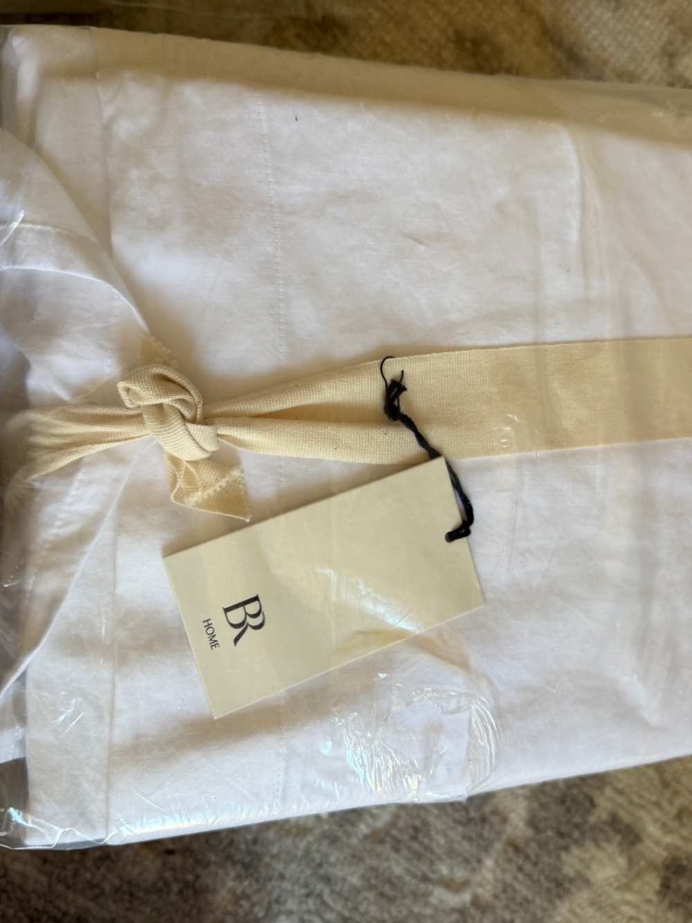 BR Home White Sateen Queen Size Bedsheets Set